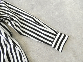 Hands of creation(ハンズオブクリエイション) ブロードストライププリントバンドカラーシャツの商品画像26