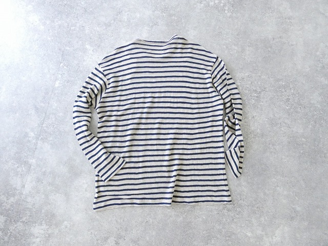 Hands of creation(ハンズオブクリエイション) ホワイトリネンフォギボーダークルーネックプルオーバーの商品画像10