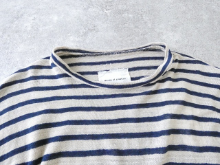 Hands of creation(ハンズオブクリエイション) ホワイトリネンフォギボーダークルーネックプルオーバーの商品画像18