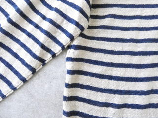 Hands of creation(ハンズオブクリエイション) ホワイトリネンフォギボーダークルーネックプルオーバーの商品画像20