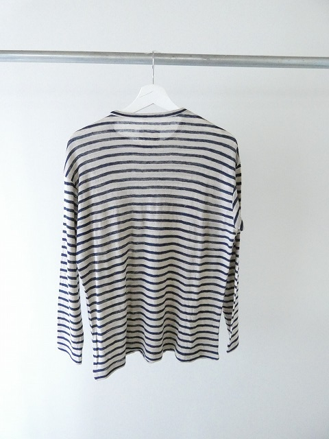 Hands of creation(ハンズオブクリエイション) ホワイトリネンフォギボーダークルーネックプルオーバーの商品画像8