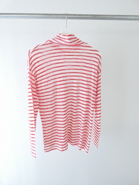 Hands of creation(ハンズオブクリエイション) ホワイトリネンフォギボーダープチハイネックプルオーバーの商品画像11