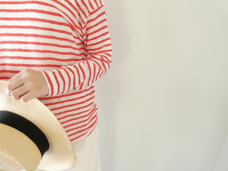 Hands of creation(ハンズオブクリエイション) ホワイトリネンフォギボーダープチハイネックプルオーバーの商品画像22