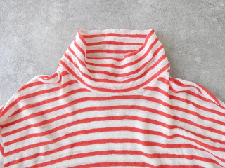 Hands of creation(ハンズオブクリエイション) ホワイトリネンフォギボーダープチハイネックプルオーバーの商品画像23