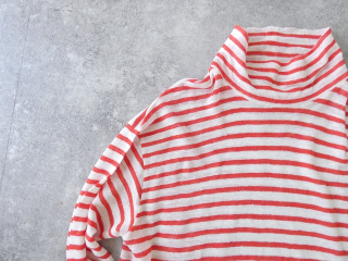 Hands of creation(ハンズオブクリエイション) ホワイトリネンフォギボーダープチハイネックプルオーバーの商品画像24