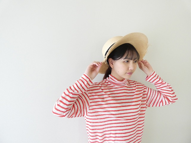 Hands of creation(ハンズオブクリエイション) ホワイトリネンフォギボーダープチハイネックプルオーバーの商品画像7