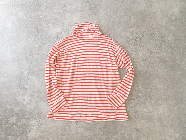 Hands of creation(ハンズオブクリエイション) ホワイトリネンフォギボーダープチハイネックプルオーバーの商品画像9