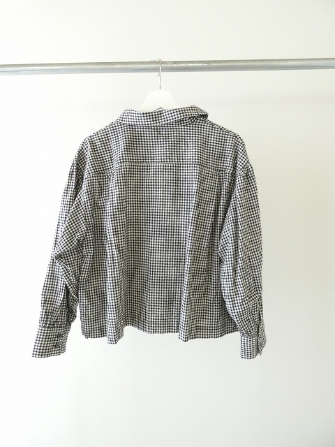 ichi(イチ) コットンリネン起毛ブロードチェックシャツの商品画像11