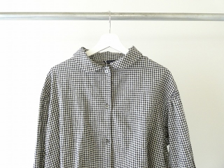 ichi(イチ) コットンリネン起毛ブロードチェックシャツの商品画像21