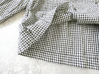 ichi(イチ) コットンリネン起毛ブロードチェックシャツの商品画像29