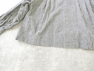 ichi(イチ) コットンリネン起毛ブロードチェックシャツの商品画像32