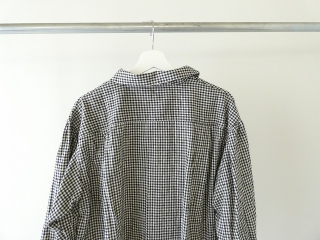 ichi(イチ) コットンリネン起毛ブロードチェックシャツの商品画像33