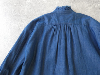 OUVERT(ウーヴェル) 5ozベンベルグウールデニムフリルカラーブラウスの商品画像32