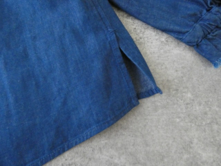 OUVERT(ウーヴェル) 5ozベンベルグウールデニムフリルカラーブラウスの商品画像34