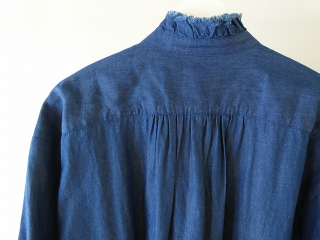 OUVERT(ウーヴェル) 5ozベンベルグウールデニムフリルカラーブラウスの商品画像36