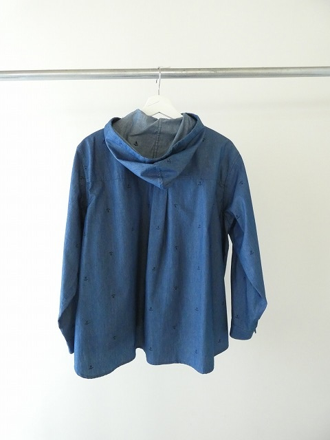 PAR ICI(パーリッシィ) イカリ刺繍フードシャツの商品画像11