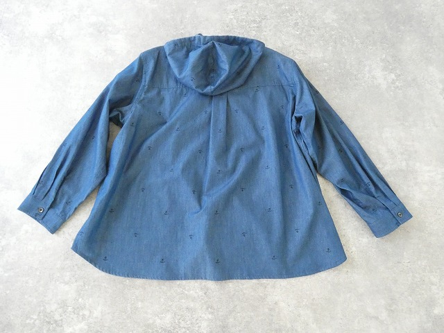 PAR ICI(パーリッシィ) イカリ刺繍フードシャツの商品画像12