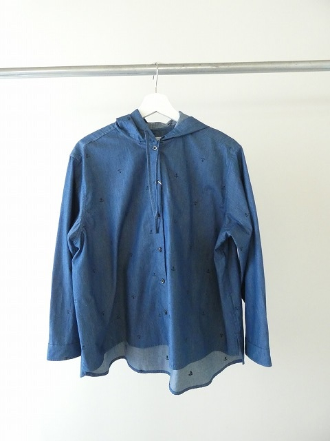 PAR ICI(パーリッシィ) イカリ刺繍フードシャツの商品画像3