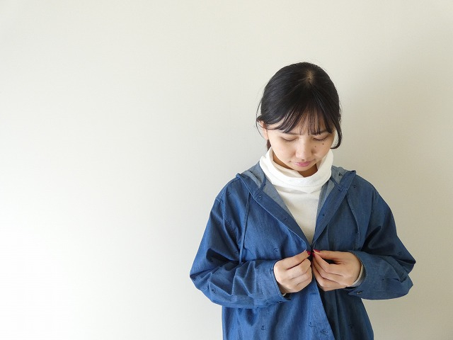 PAR ICI(パーリッシィ) イカリ刺繍フードシャツの商品画像4