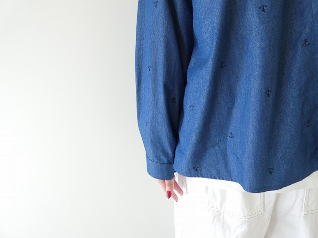 PAR ICI(パーリッシィ) イカリ刺繍フードシャツの商品画像8