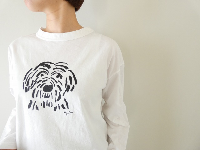 grin(グリン) おじさん犬長袖プリントTシャツの商品画像2