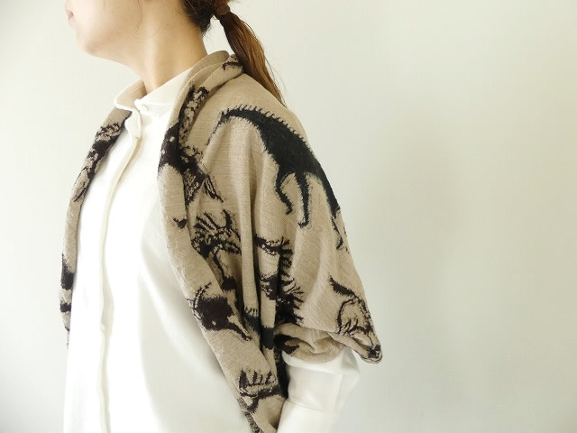 KAPITAL(キャピタル) 縮絨ウールインディアンペインティングマフラーの商品画像1