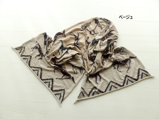 KAPITAL(キャピタル) 縮絨ウールインディアンペインティングマフラーの商品画像42