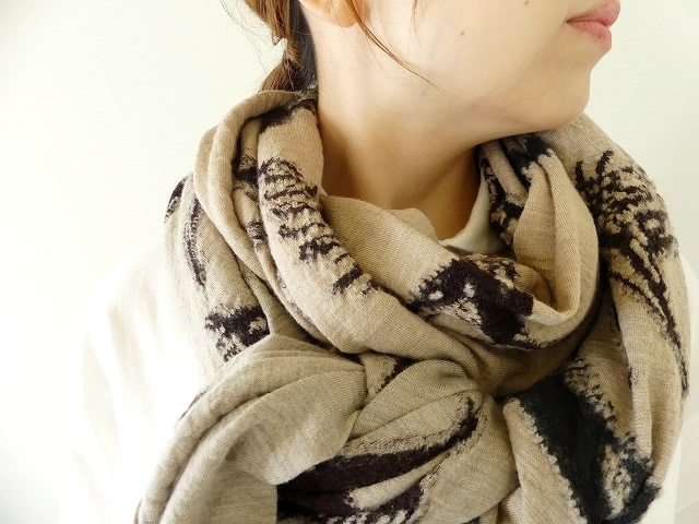 KAPITAL(キャピタル) 縮絨ウールインディアンペインティングマフラーの商品画像8