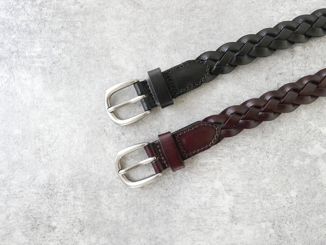 H(ホーク) 本革編みこみレザーベルトの商品画像1