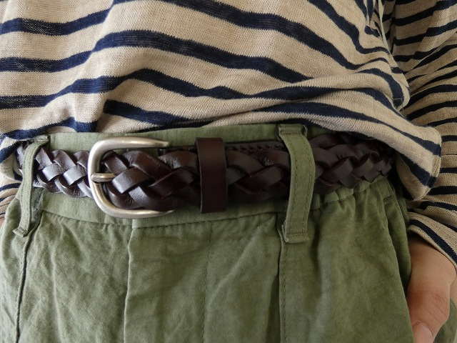 H(ホーク) 本革編みこみレザーベルトの商品画像5