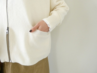 Laboratory(ラボラトリー) SQUARE WIDE KNIT ZIP PULL OVERの商品画像17