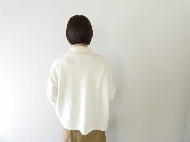 Laboratory(ラボラトリー) SQUARE WIDE KNIT ZIP PULL OVERの商品画像4