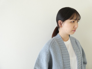 mao made(マオメイド) ざっくりローゲージカラフルモールヤーン　ボリュームスリーブカーディガンの商品画像16