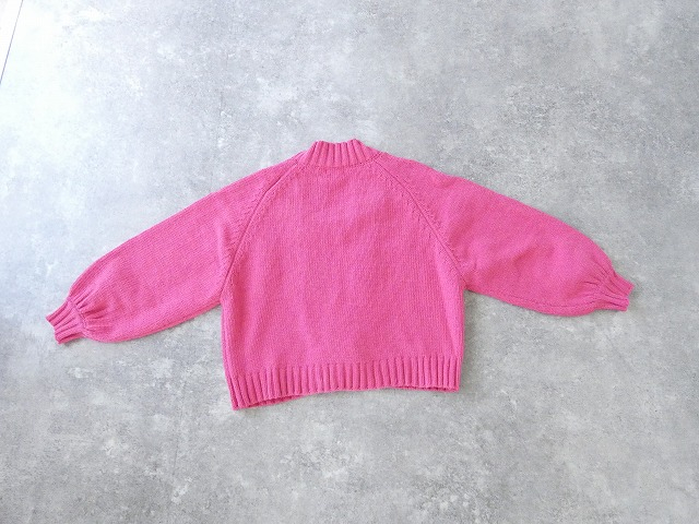 mao made(マオメイド) ざっくりローゲージカラフルモールヤーン　ボリュームスリーブカーディガンの商品画像43