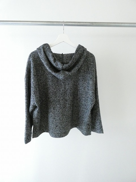 mao made(マオメイド) ざっくりヘリンボーン ゆったりサイズのアノラックパーカの商品画像10