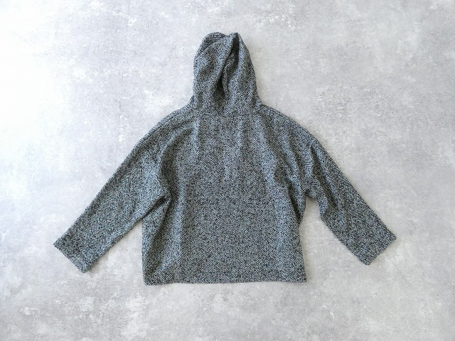 mao made(マオメイド) ざっくりヘリンボーン ゆったりサイズのアノラックパーカの商品画像8
