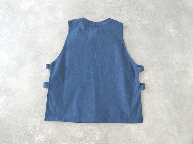 MidiUmi(ミディウミ) デニムサイドストラップベストの商品画像13