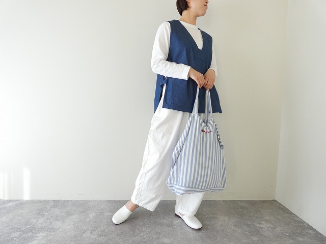 MidiUmi(ミディウミ) デニムサイドストラップベストの商品画像2