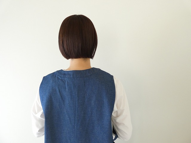 MidiUmi(ミディウミ) デニムサイドストラップベストの商品画像6