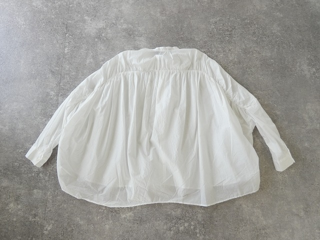 mizuiro ind(ミズイロインド) バックギャザーワイドシャツの商品画像29