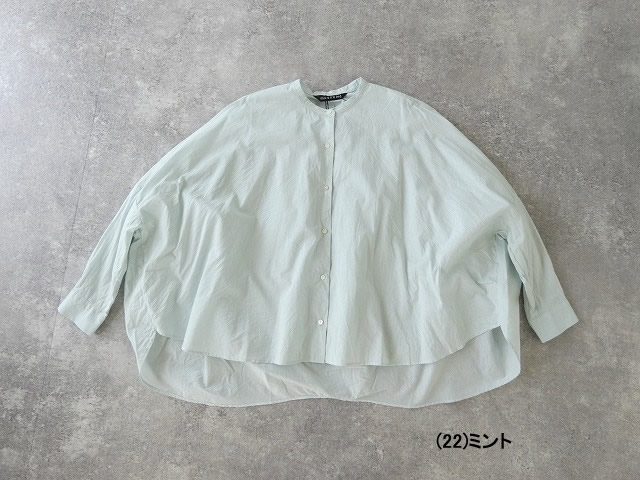 mizuiro ind(ミズイロインド) バックギャザーワイドシャツの商品画像56