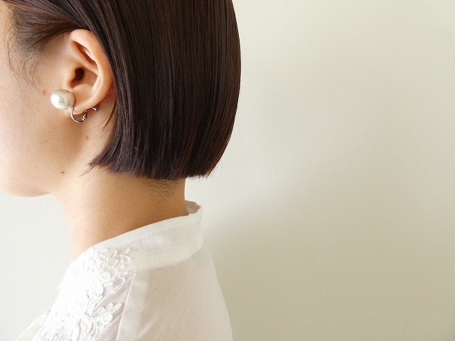  コットンパールのイヤリングの商品画像3