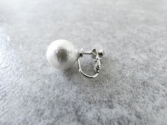  コットンパールのイヤリングの商品画像8