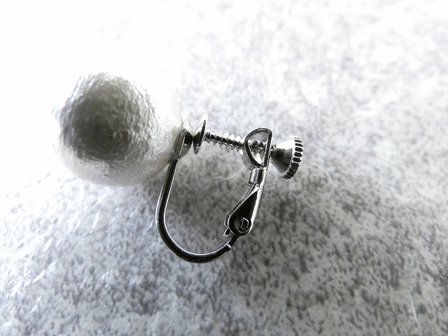  コットンパールのイヤリングの商品画像9