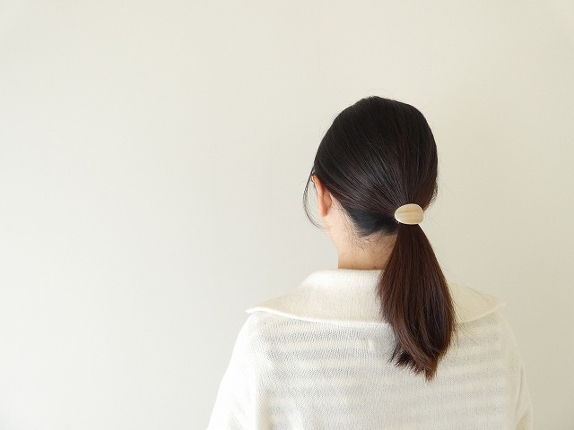  べっ甲風モチーフのヘアゴムの商品画像1