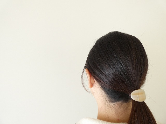  べっ甲風モチーフのヘアゴムの商品画像5