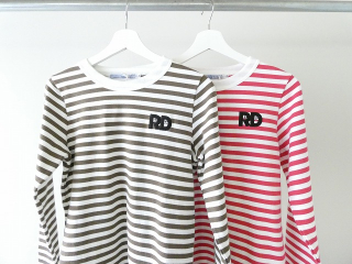 R&D.M.Co-(オールドマンズテーラー) 裏起毛 BORDER SPY EYE CREW NECK L/T-SHの商品画像16