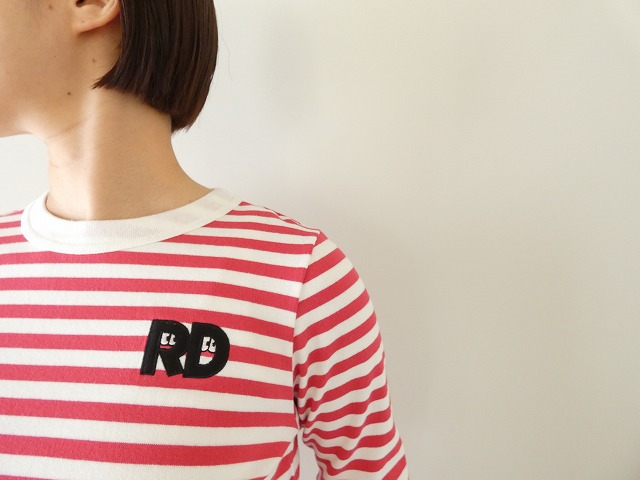 R&D.M.Co-(オールドマンズテーラー) 裏起毛 BORDER SPY EYE CREW NECK L/T-SHの商品画像3