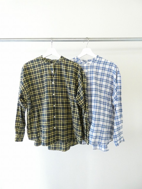 PK シャーリングチェックバンドカラービッグシャツの商品画像3