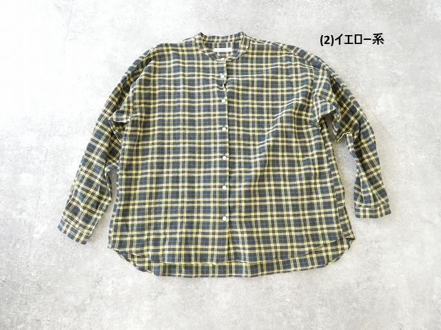 PK シャーリングチェックバンドカラービッグシャツの商品画像42